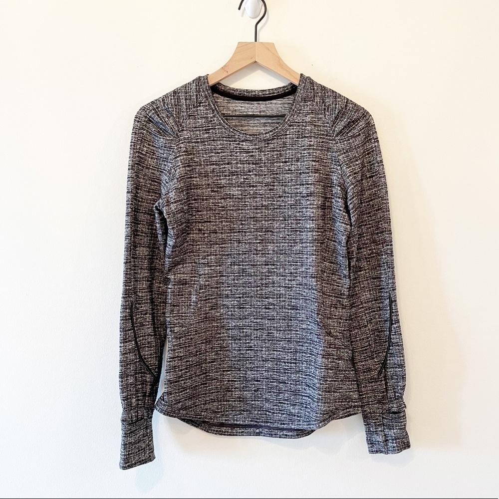 Lululemon Long Sleeve Space Dye Top Size 6